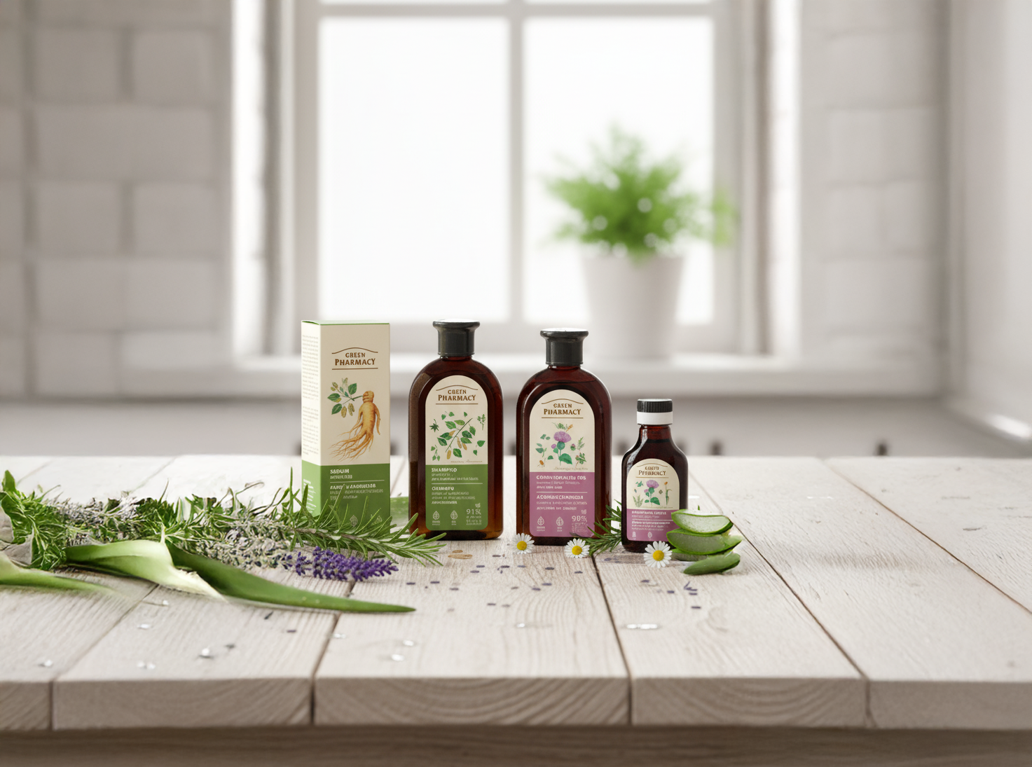 Cuidado del Cabello Green Pharmacy