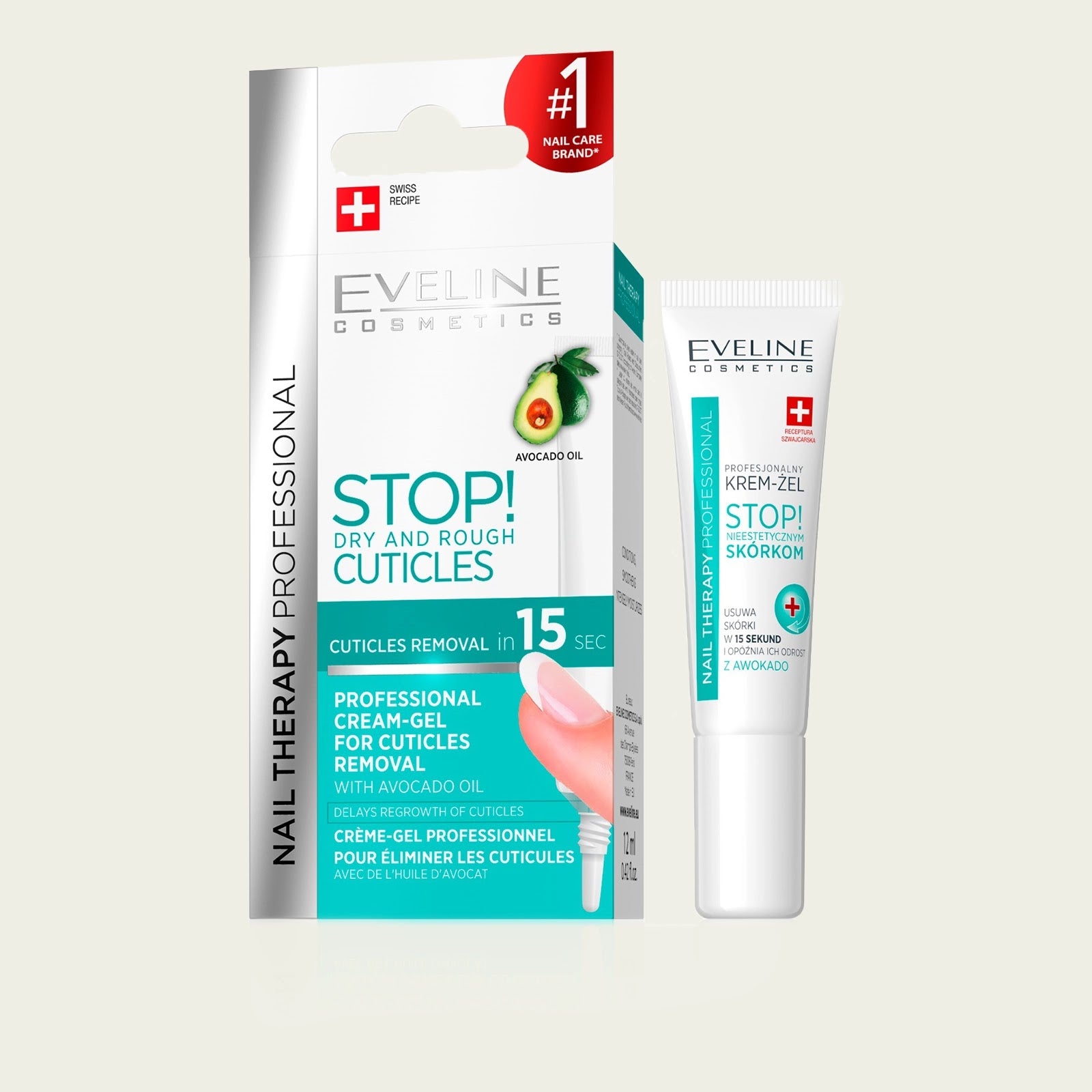 Eveline Nail Therapy Removedor de Cuticulas con Aguacate 12ml