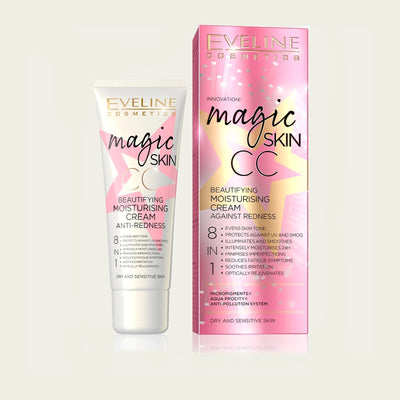 Eveline Magic Skin CC Crema Hidratante Anti-enrojecimiento 8en1 50ml