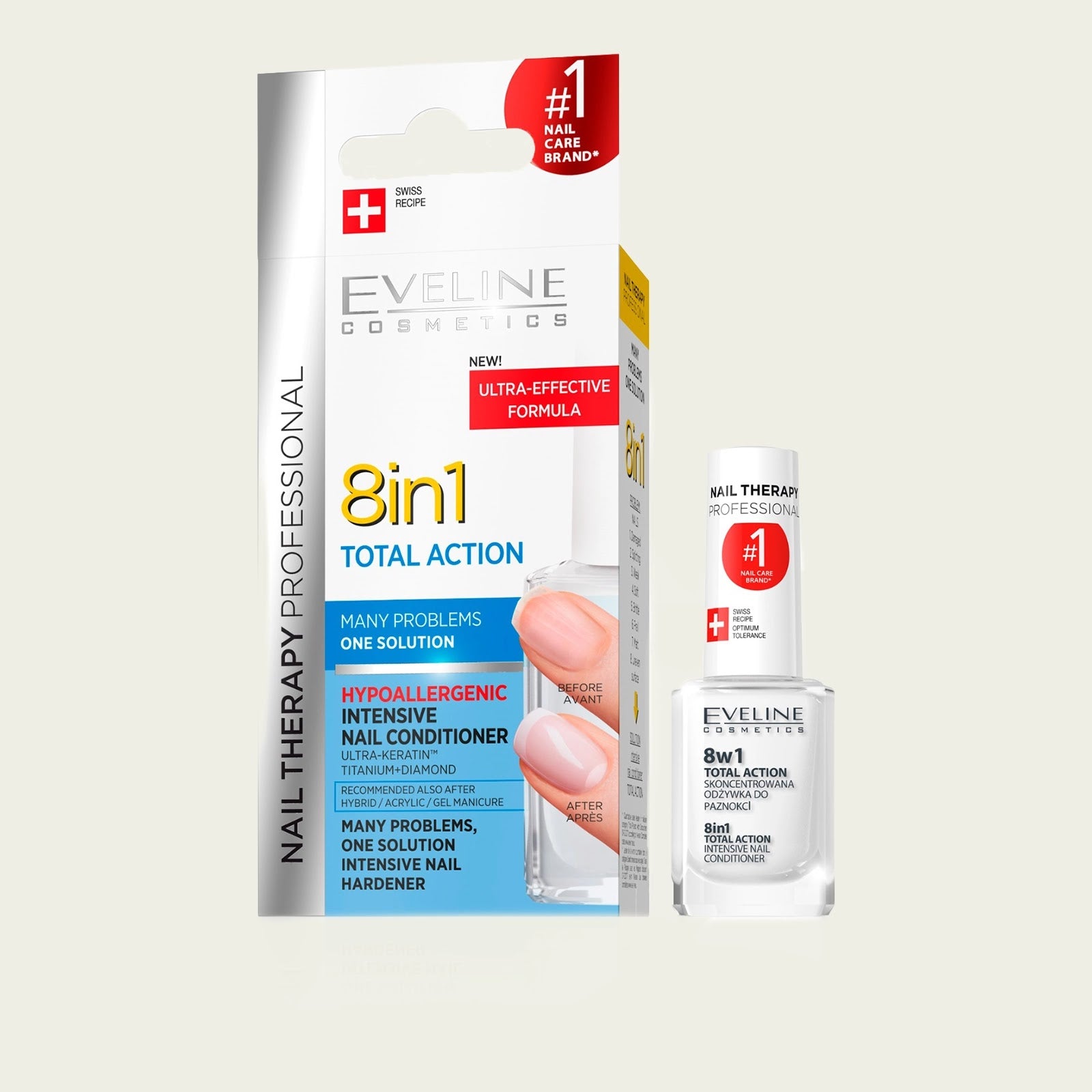 Eveline Nail Therapy Acondicionador Total Action 8en1 12ml