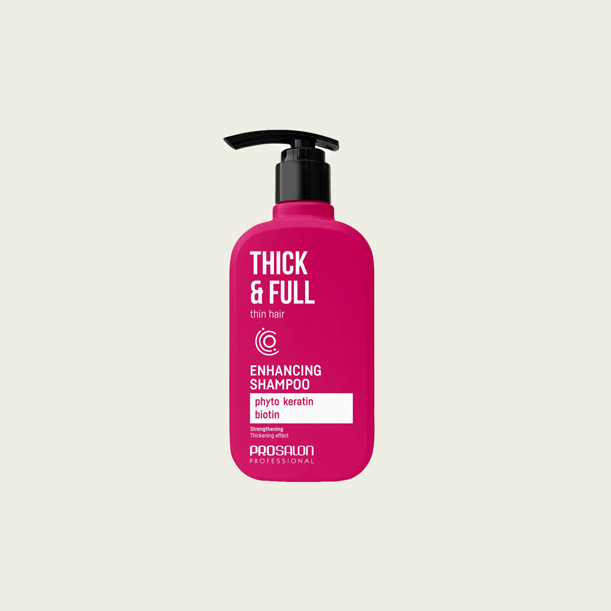 Champú Fortalecedor con Biotina y Proteínas Vegetales 375 ml | Prosalon Effect Thick&Full