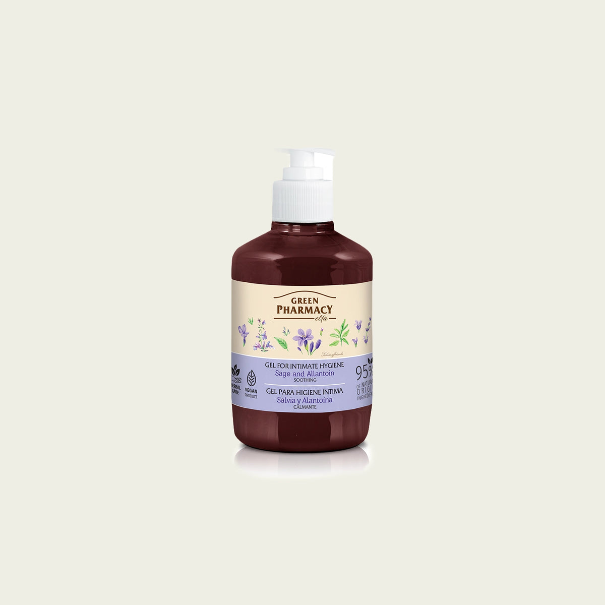 Gel para la higiene íntima calmante SALVIA y ALANTOINA 370ml
