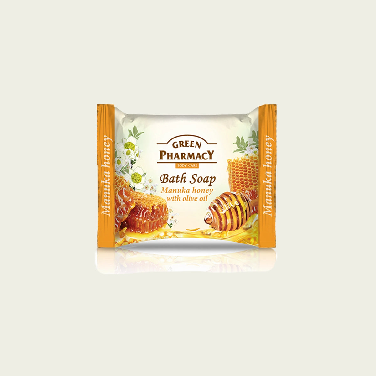 Jabón de baño en pastilla MIEL de ABEJA con aceite de oliva