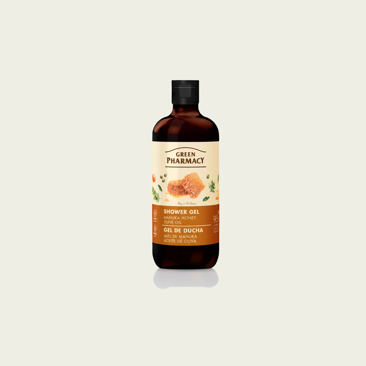 Gel de ducha MIEL DE MANUKA y ACEITE DE OLIVA 500ml