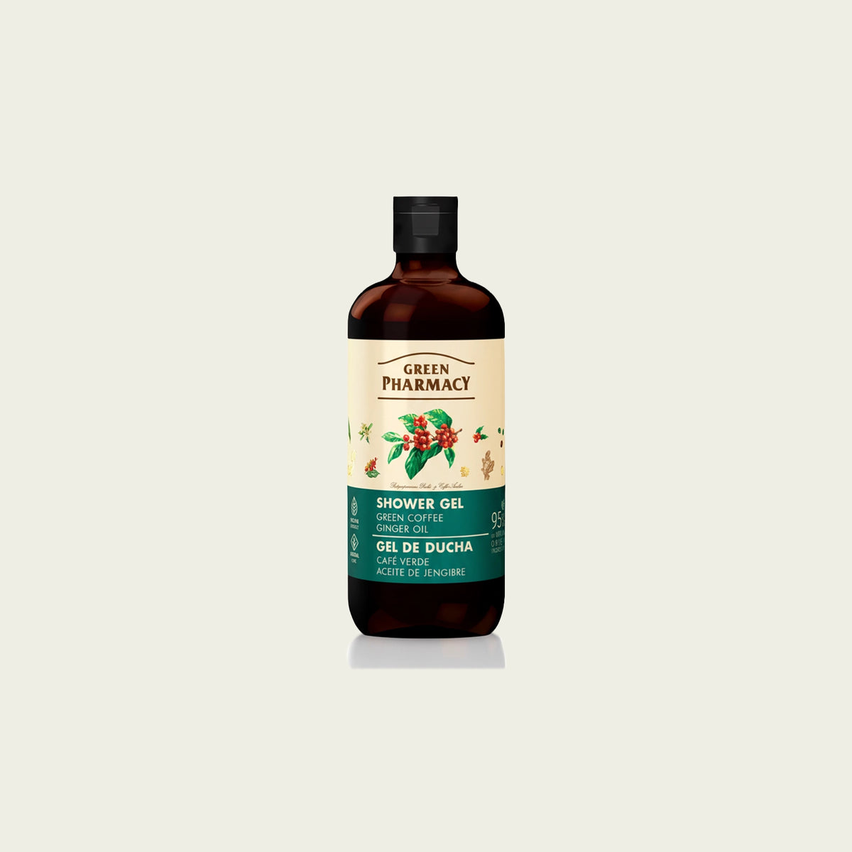 Gel de ducha CAFÉ VERDE y ACEITE DE JENGIBRE 500ml