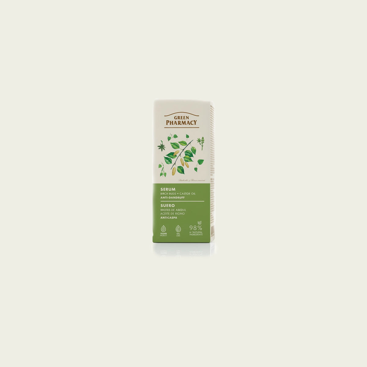 Serum anticaspa de ACEITE DE CASTOR y ABEDUL 100ml