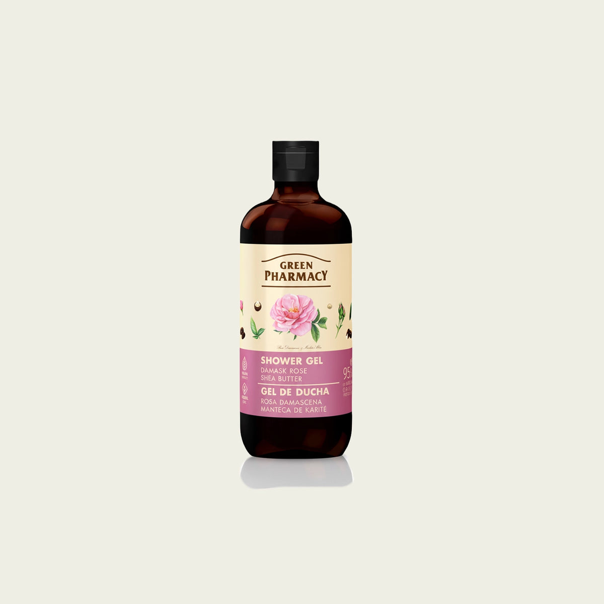 Gel de ducha ROSA DE DAMASCO y MANTECA DE KARITÉ 500ml