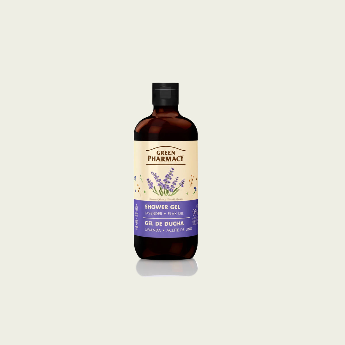 Gel de ducha LAVANDA y ACEITE DE LINO 500ml