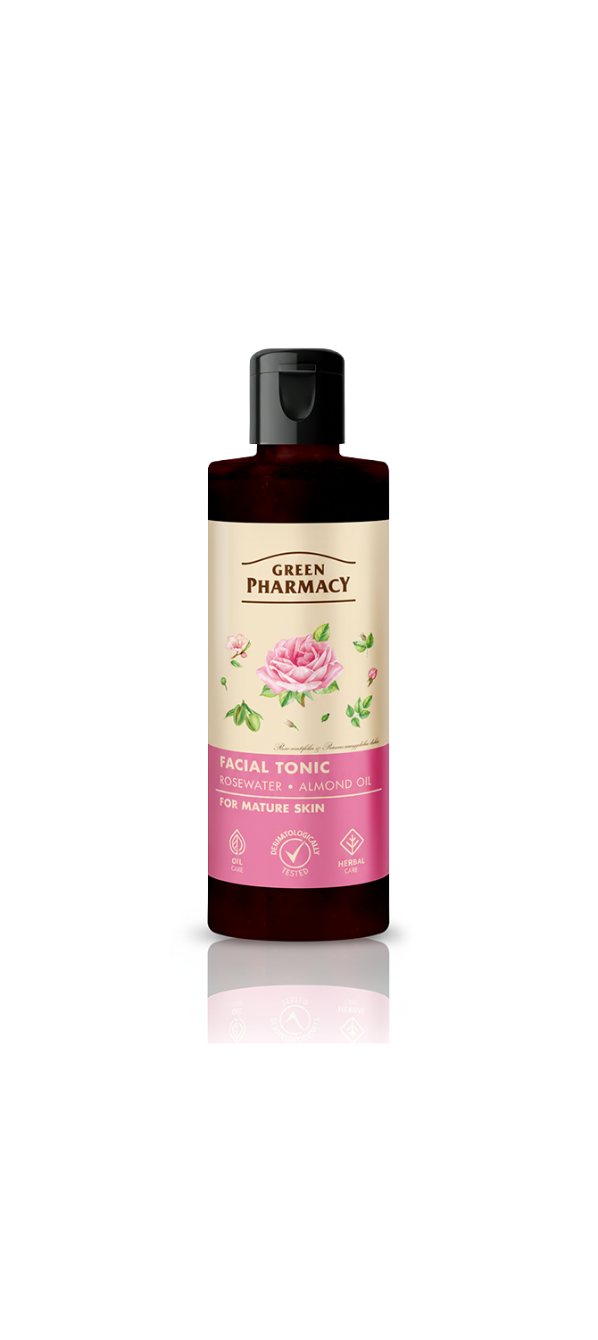Tónico facial AGUA DE ROSAS y ACEITE DE ALMENDRAS 200ml