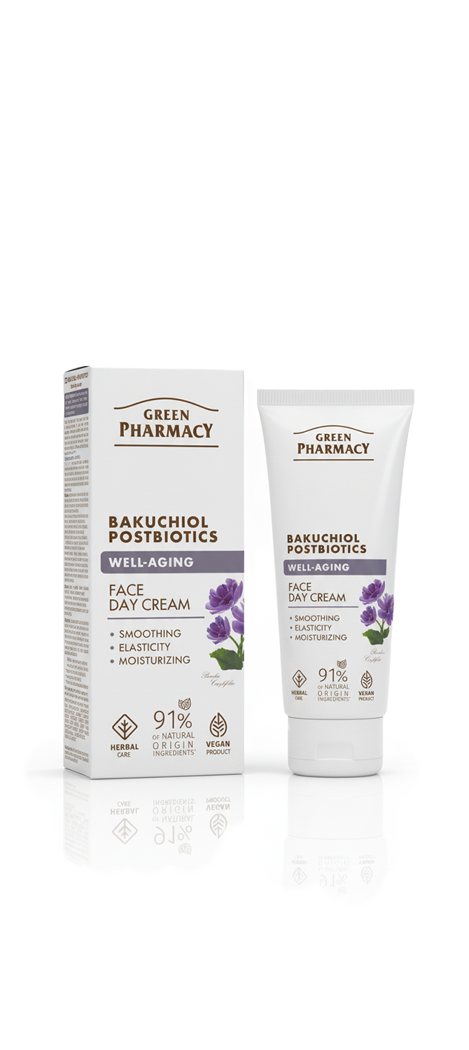 Crema facial Día BAKUCHIOL + POSTBIÓTICOS "Bien envejecer" 50ml