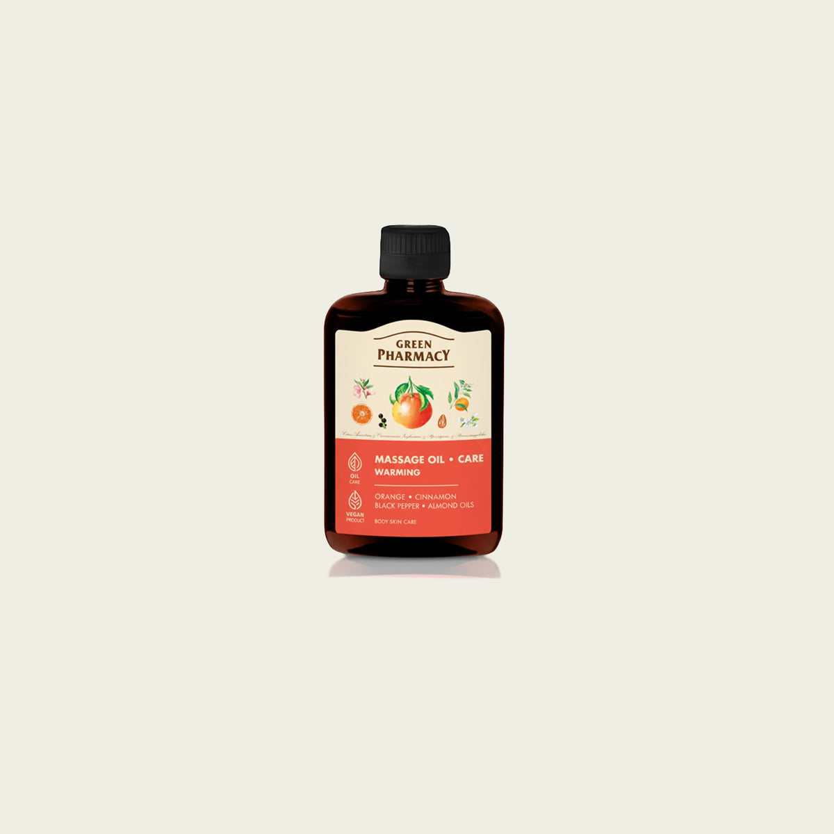 Aceite de masaje calentador 200ml