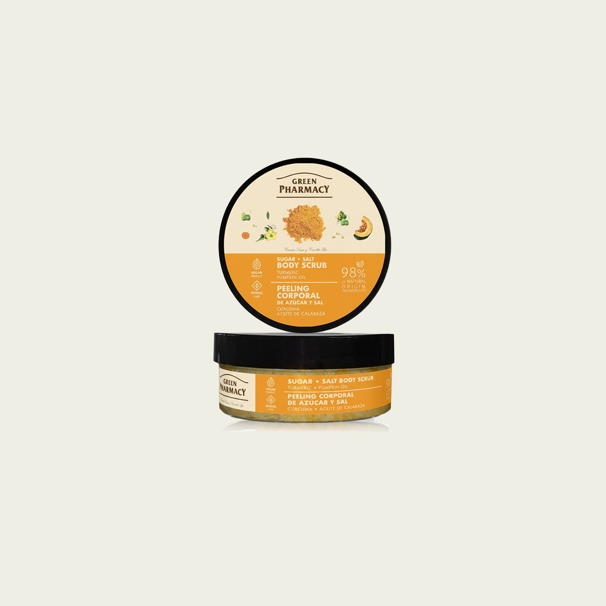Exfoliante corporal CÚRCUMA y ACEITE DE CALABAZA 200ml