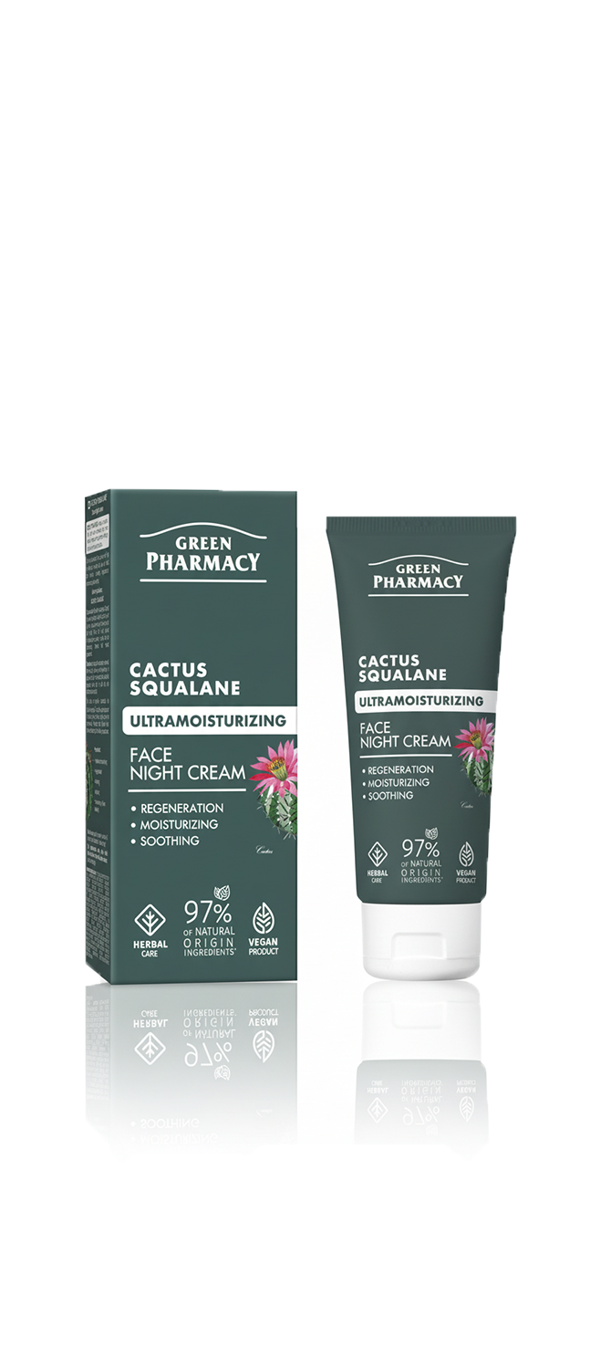 Crema facial Noche CACTUS + ESCUALENO "Ultrahidratante" 50 ml
