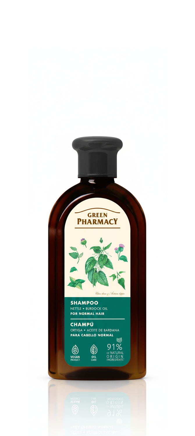 Champú para cabello normal ORTIGA Y ACEITE DE BARDANA 350ml