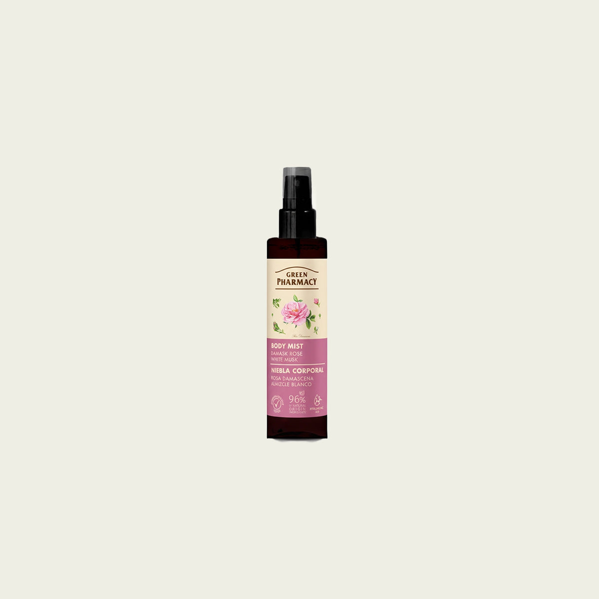 Bruma corporal ROSA DAMASCO y ALMIZCLE BLANCO 150ml