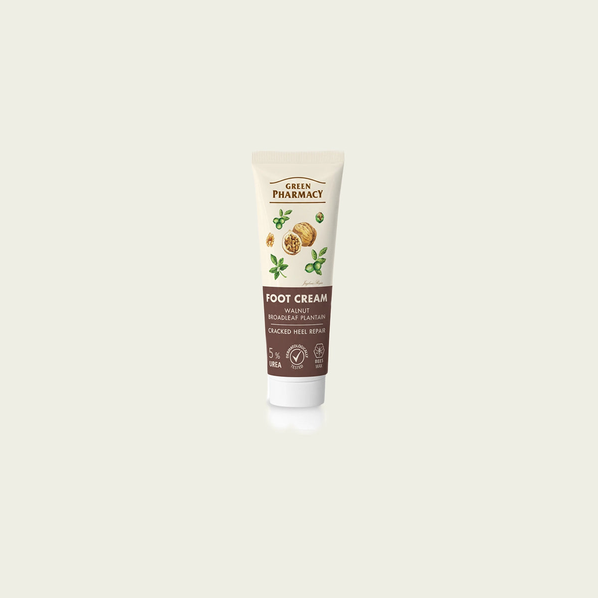 Crema para pies reparadora contra grietas ACEITE DE NUEZ y ACEITE DE ÁRBOL DE TÉ 75ml