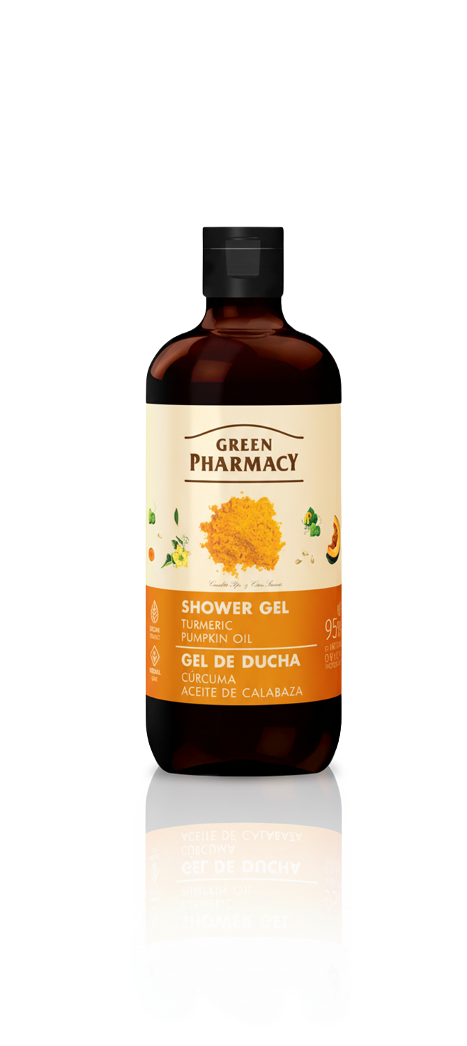 Gel de ducha CURCUMA y ACEITE DE CALABAZA 500ml