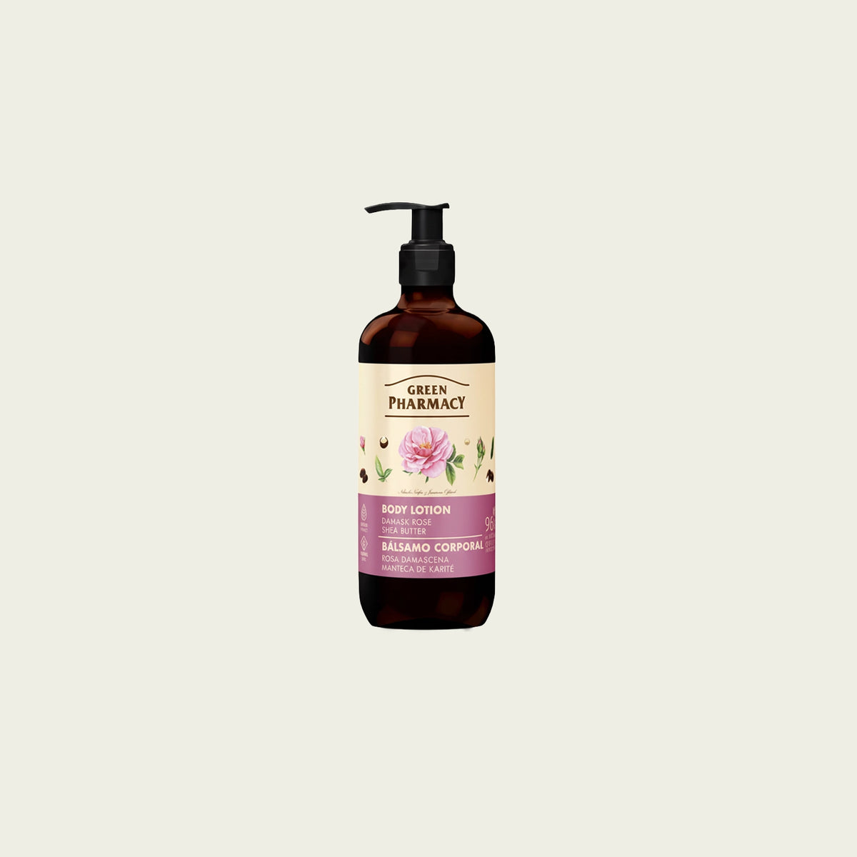 Loción corporal ROSA de DAMASCO y MANTECA de KARITÉ 400 ml
