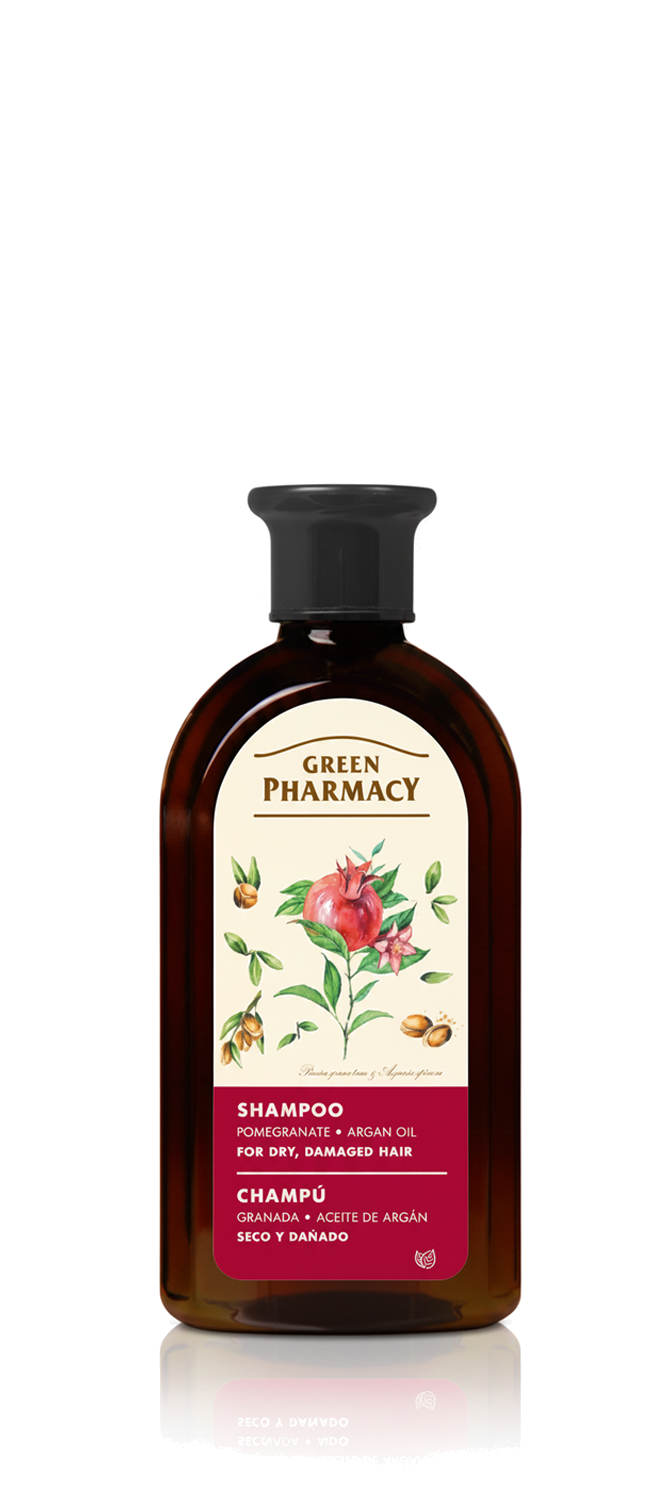Champú para cabello seco y dañado ACEITE de ARGÁN y GRANADA 350ml