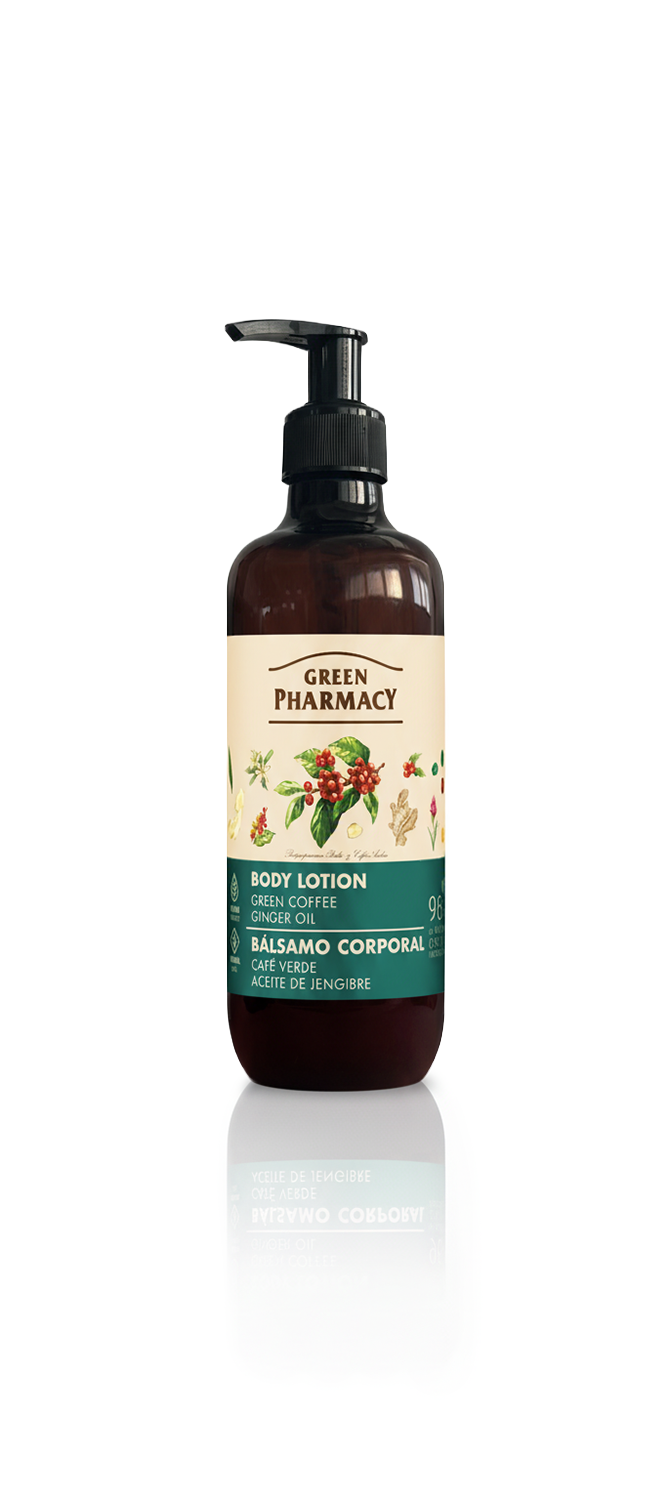 Loción corporal CAFÉ VERDE y ACEITE de JENGIBRE 400 ml