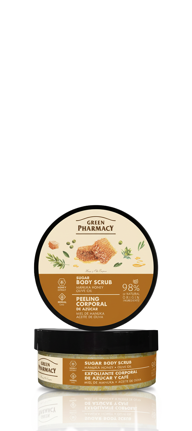 Exfoliante corporal MIEL DE MANUKA y ACEITE DE OLIVA 200ml