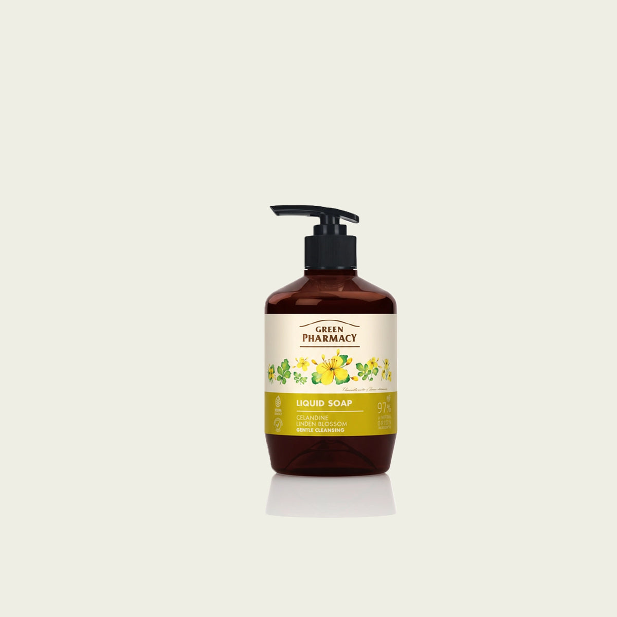 Jabón líquido CELANDINA y FLOR DE LINO 460ml