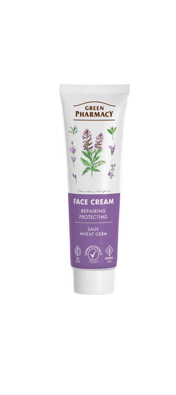 Crema facial reparadora y protectora SALVIA 100ml