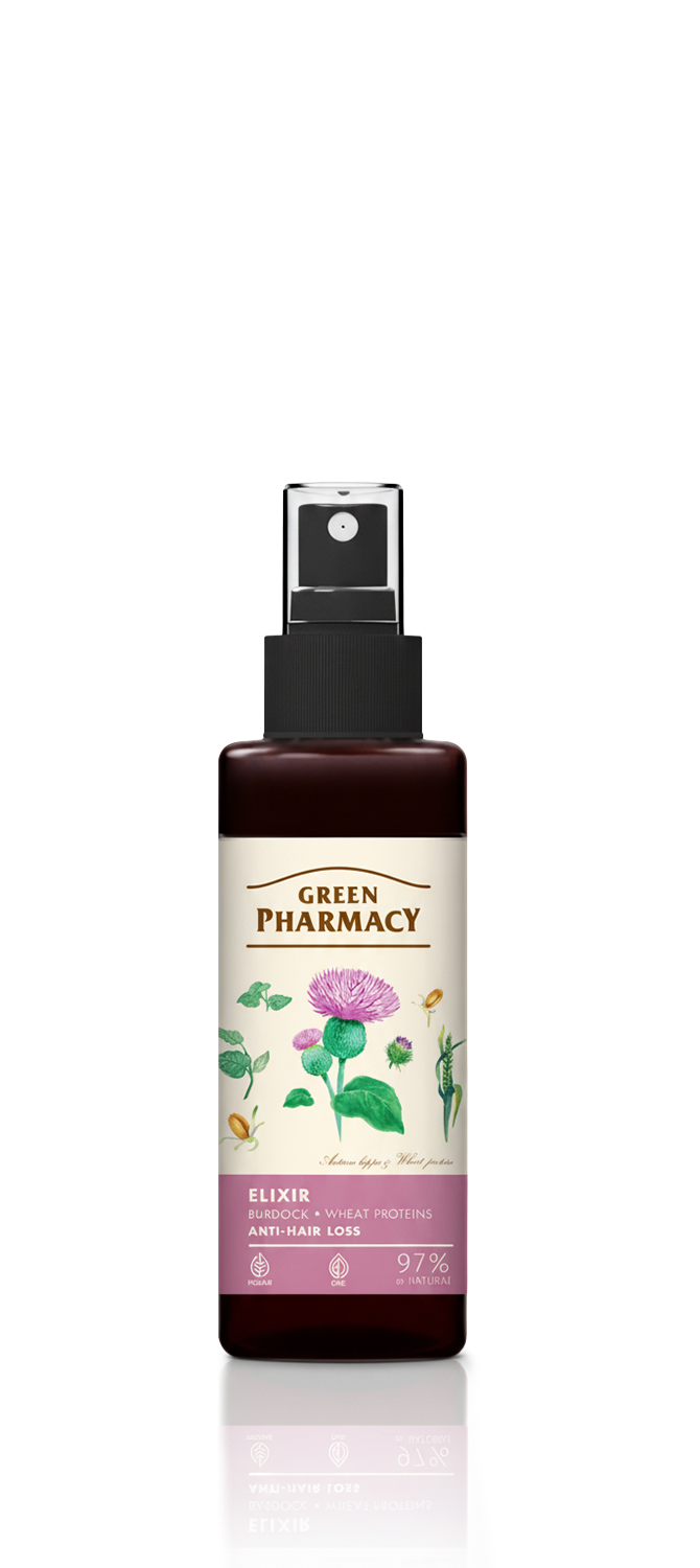 Elixir anticaída BARDANA y PROTEÍNAS DE TRIGO 150ml