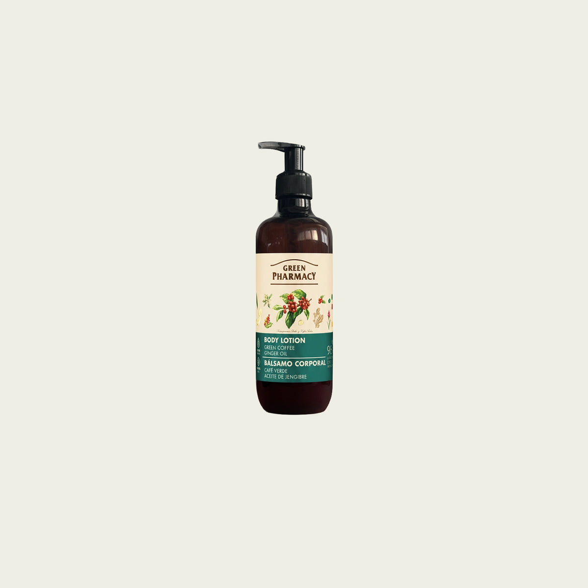 Loción corporal CAFÉ VERDE y ACEITE de JENGIBRE 400 ml