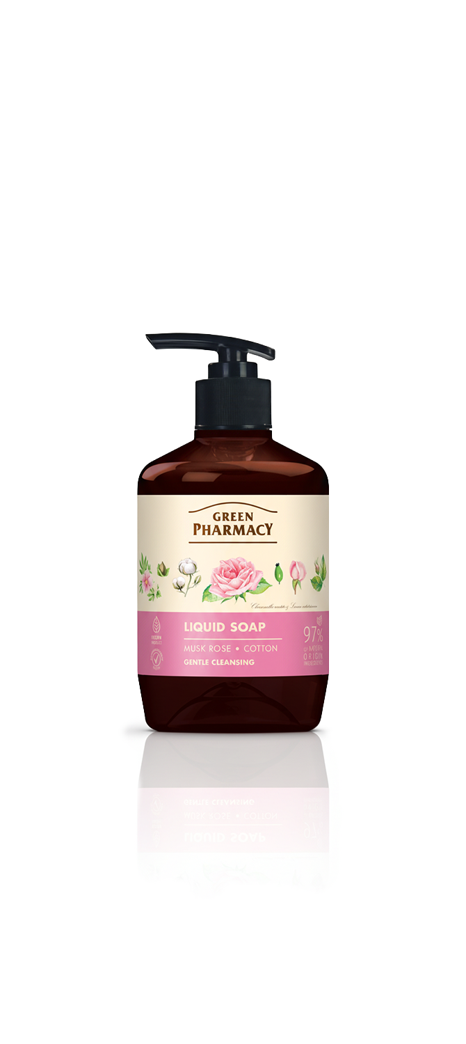 Jabon líquido ROSA y ALGODÓN 460ml