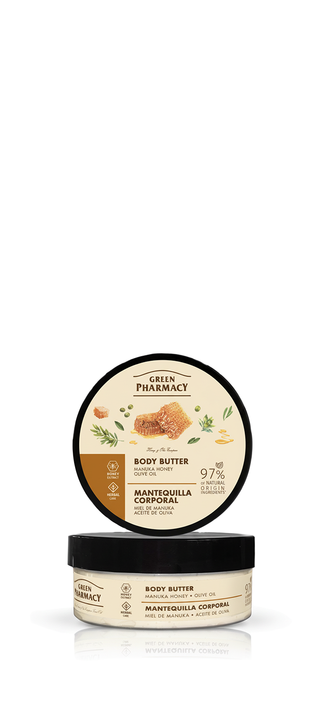 Manteca corporal MIEL DE MANUKA y ACEITE DE OLIVA 200ml