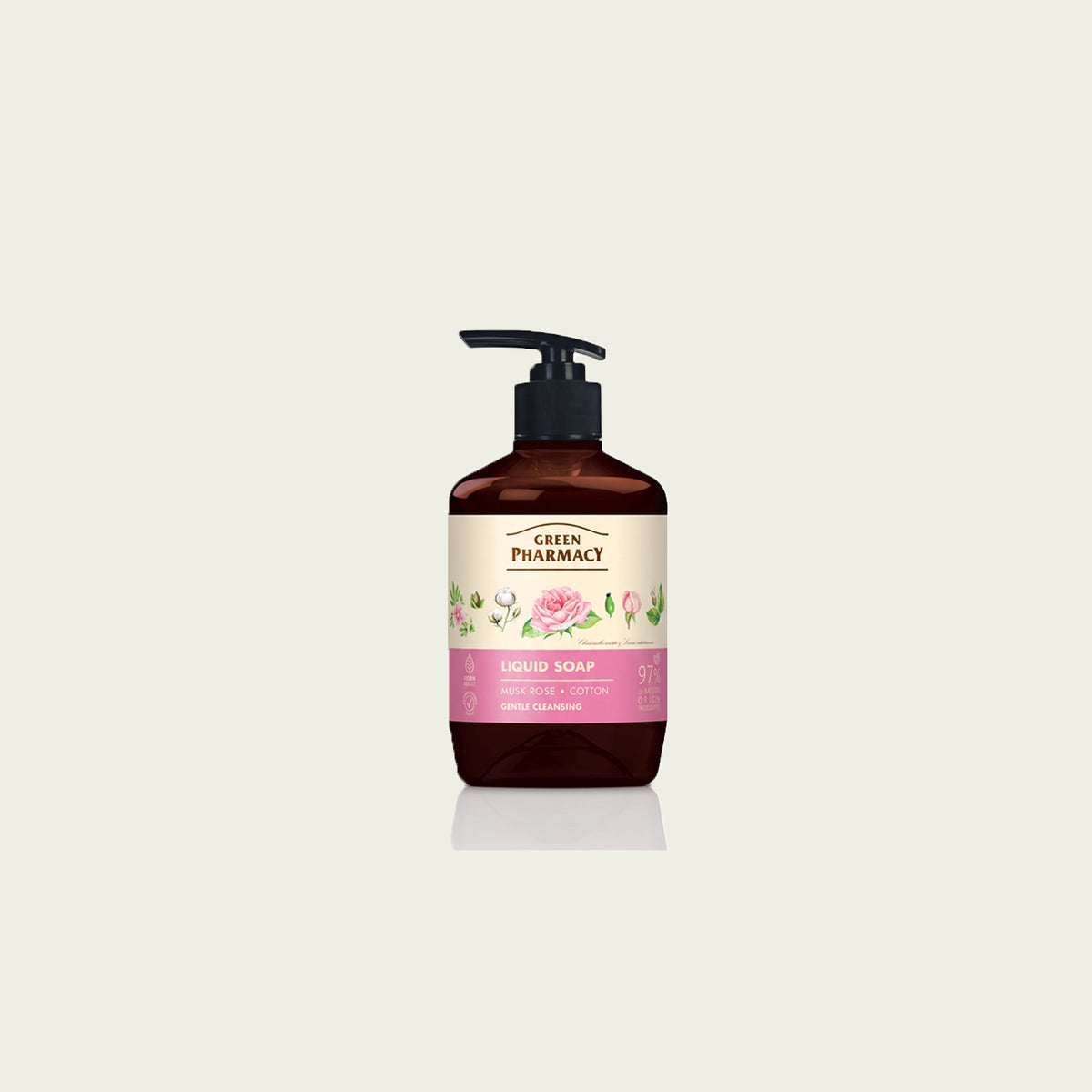 Jabon líquido ROSA y ALGODÓN 460ml