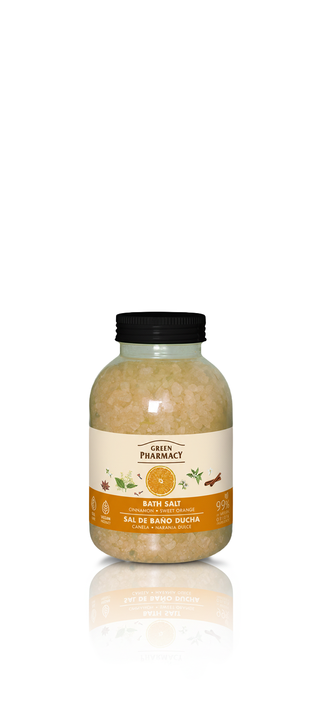 Sal de baño CANELA y NARANJA DULCE 1000gr