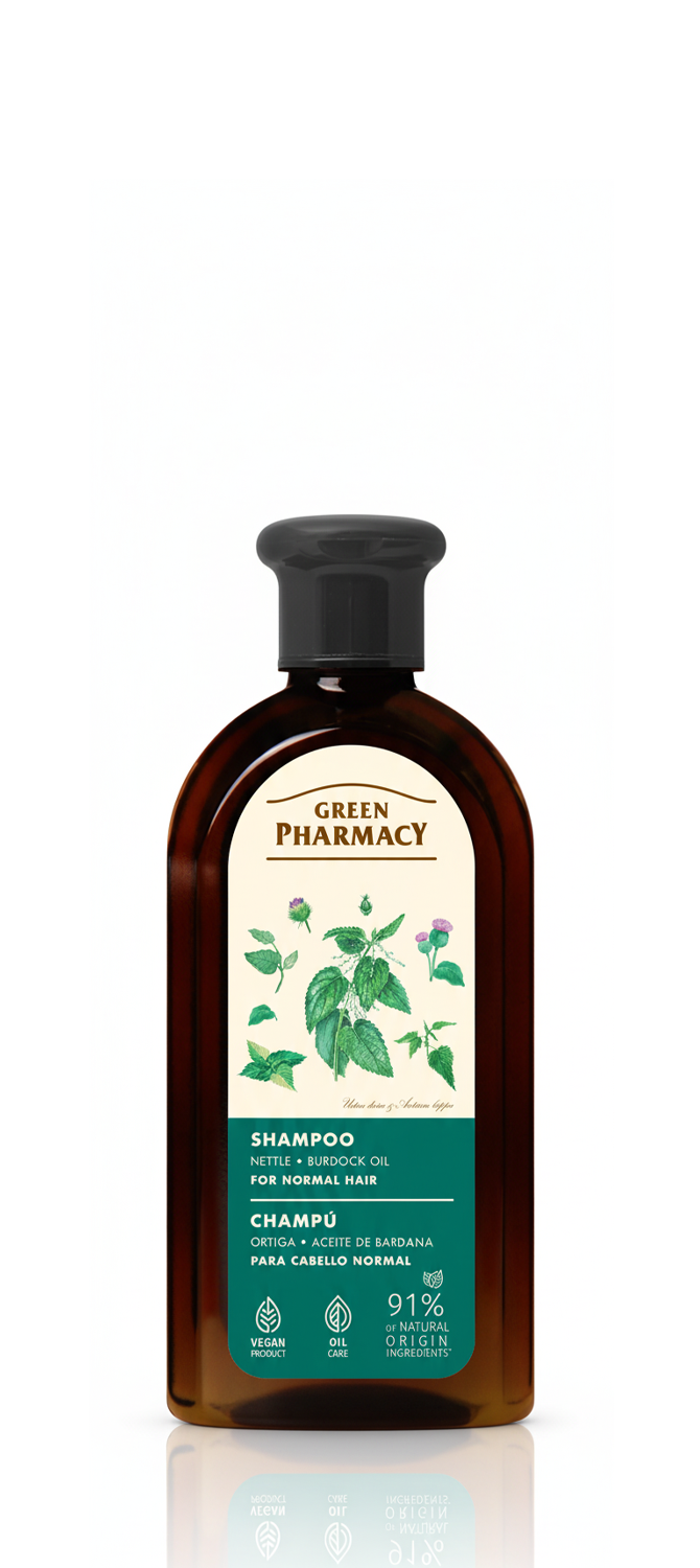 Champú con GINSENG y ACEITE DE MENTA  MARROQUÍ para cuero cabelludo sensible