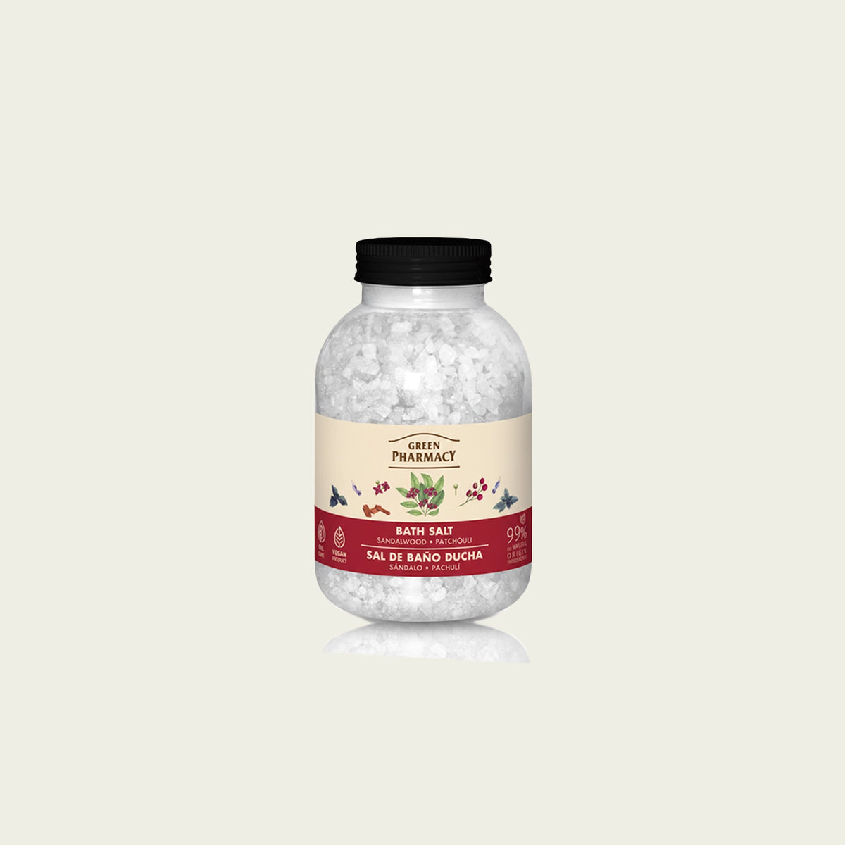Sal de baño SÁNDALO y PACHULÍ 1000gr