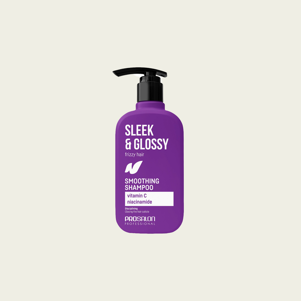 Champú Suavizante Anti-Frizz con Niacinamida y Vitamina C 375 ml | Prosalon Effect Sleek&Glossy