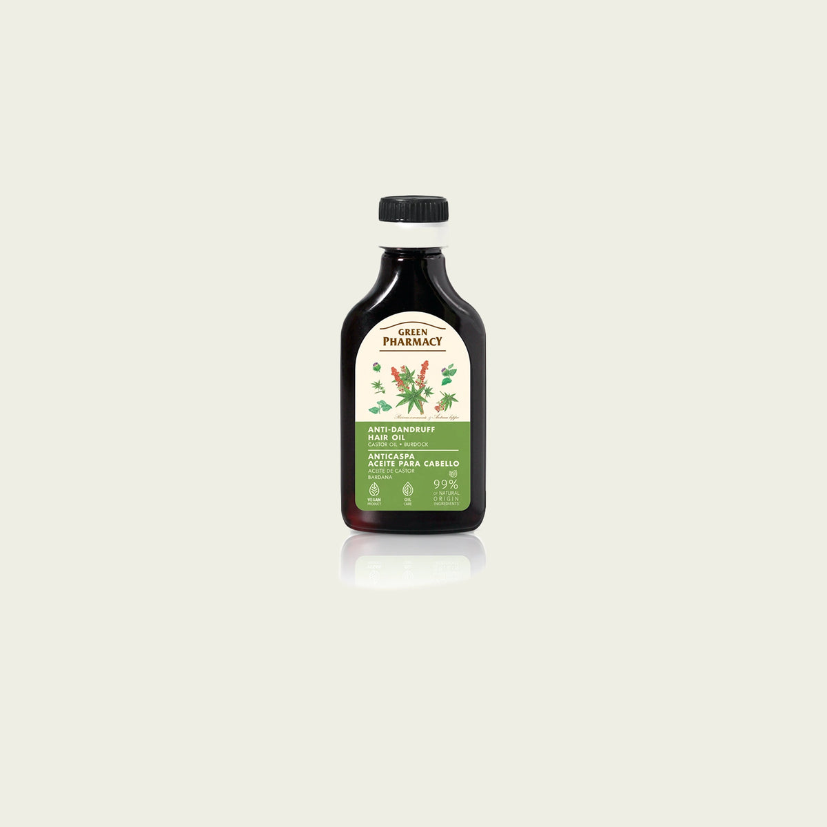 Aceite de bardana anticaspa BARDANA y RICINO 100ml