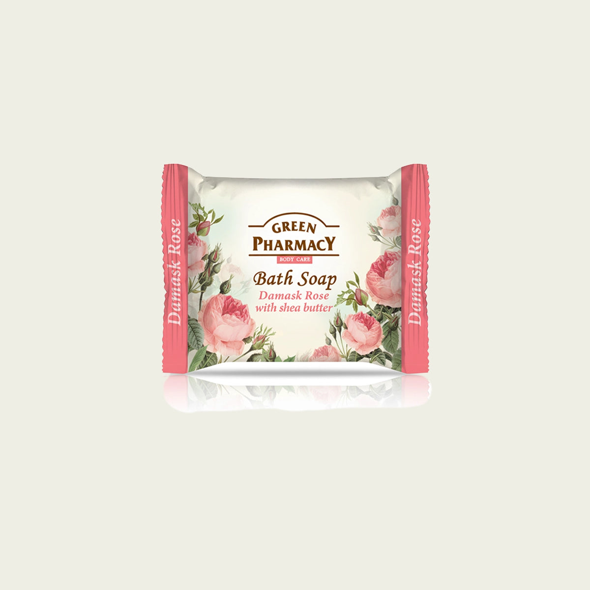 Jabón de baño en pastilla ROSA DAMASCO con manteka de karité