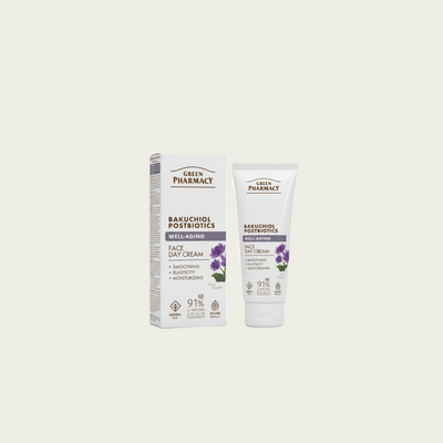 Crema facial Día BAKUCHIOL + POSTBIÓTICOS "Bien envejecer" 50ml