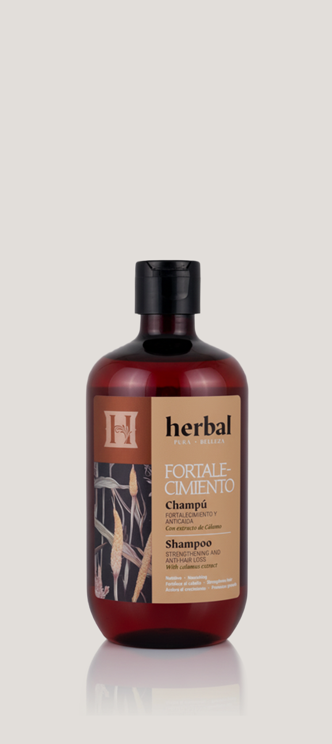 Champú fortalecimiento y anticaída con extracto de cálamo 355 ML