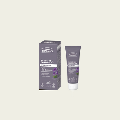Crema facial Noche BAKUCHIOL + POSTBIÓTICOS "Bien envejecer" 50 ml