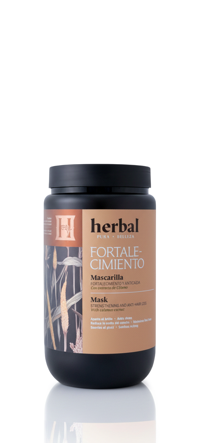 Mascarilla fortalecimiento y anticaída con extracto de cálamo