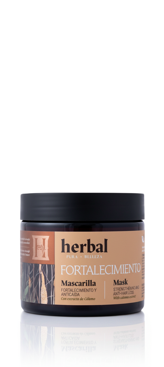 Mascarilla fortalecimiento y anticaída con extracto de cálamo