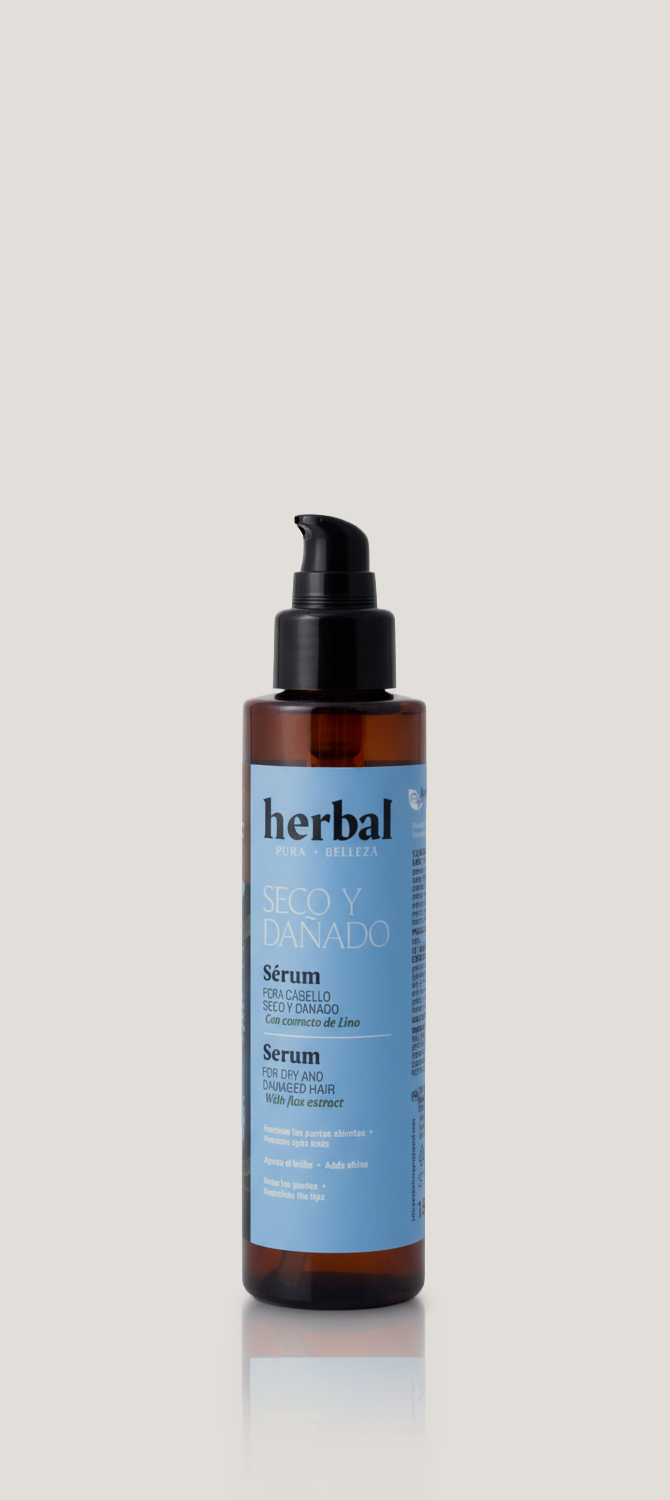 Serum para cabellos seco y dañado con extracto de lino 150 ML