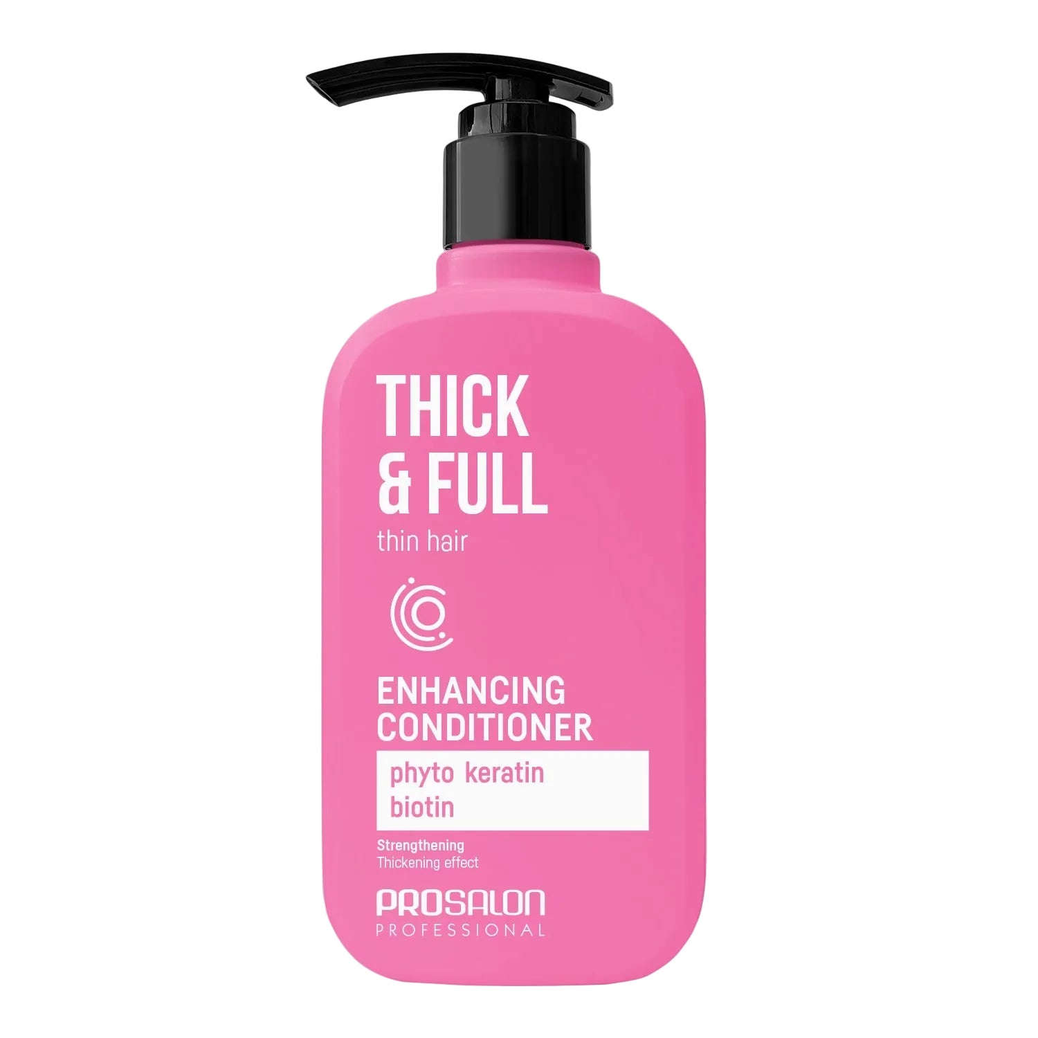 Acondicionador Fortalecedor con Biotina y Queratina Vegetal 375 ml | Prosalon Effect Thick&Full