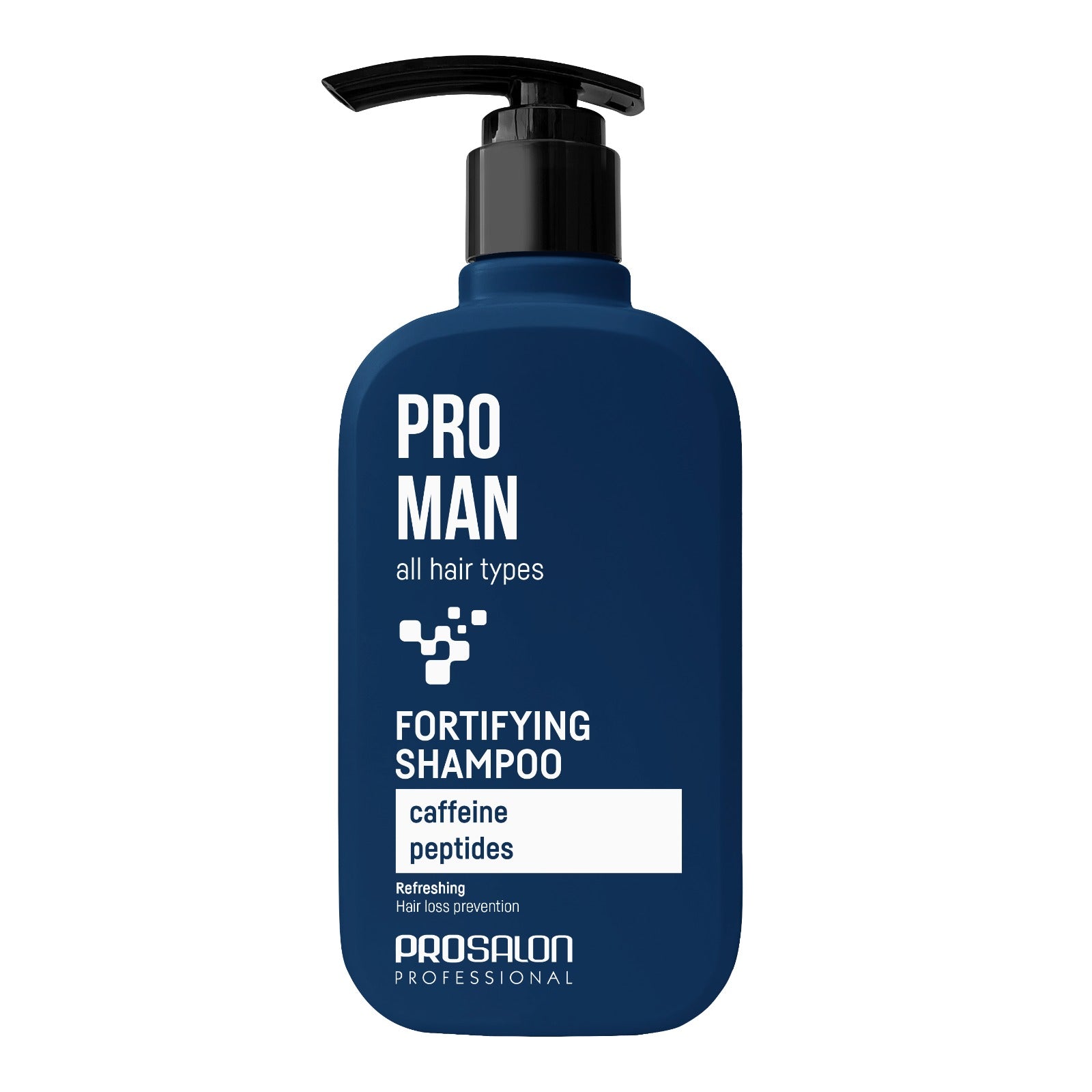 Champú Anticaída para Hombre con Cafeína y Péptidos 375 ml | Prosalon Effect Pro Man