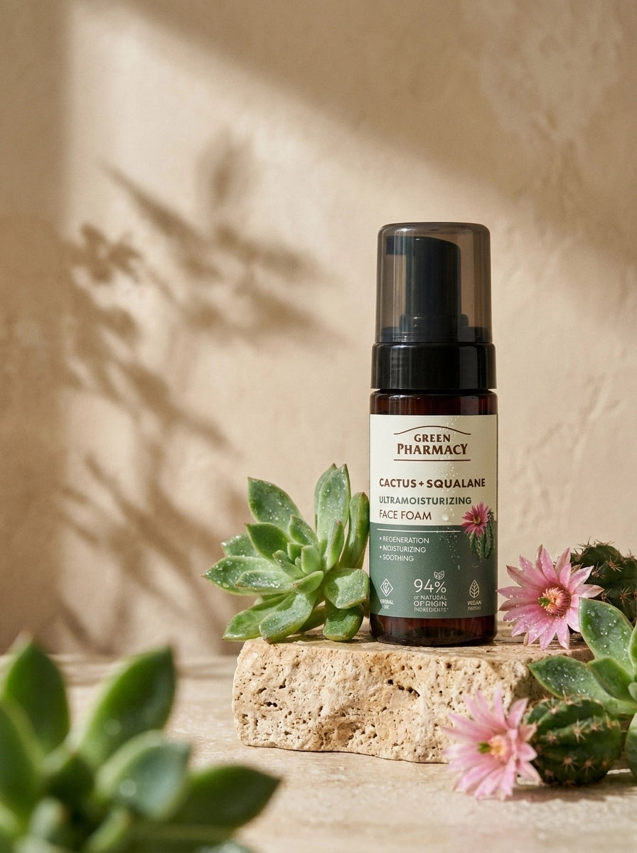 Espuma facial CACTUS + ESCUALENO "Ultrahidratante" 150ml