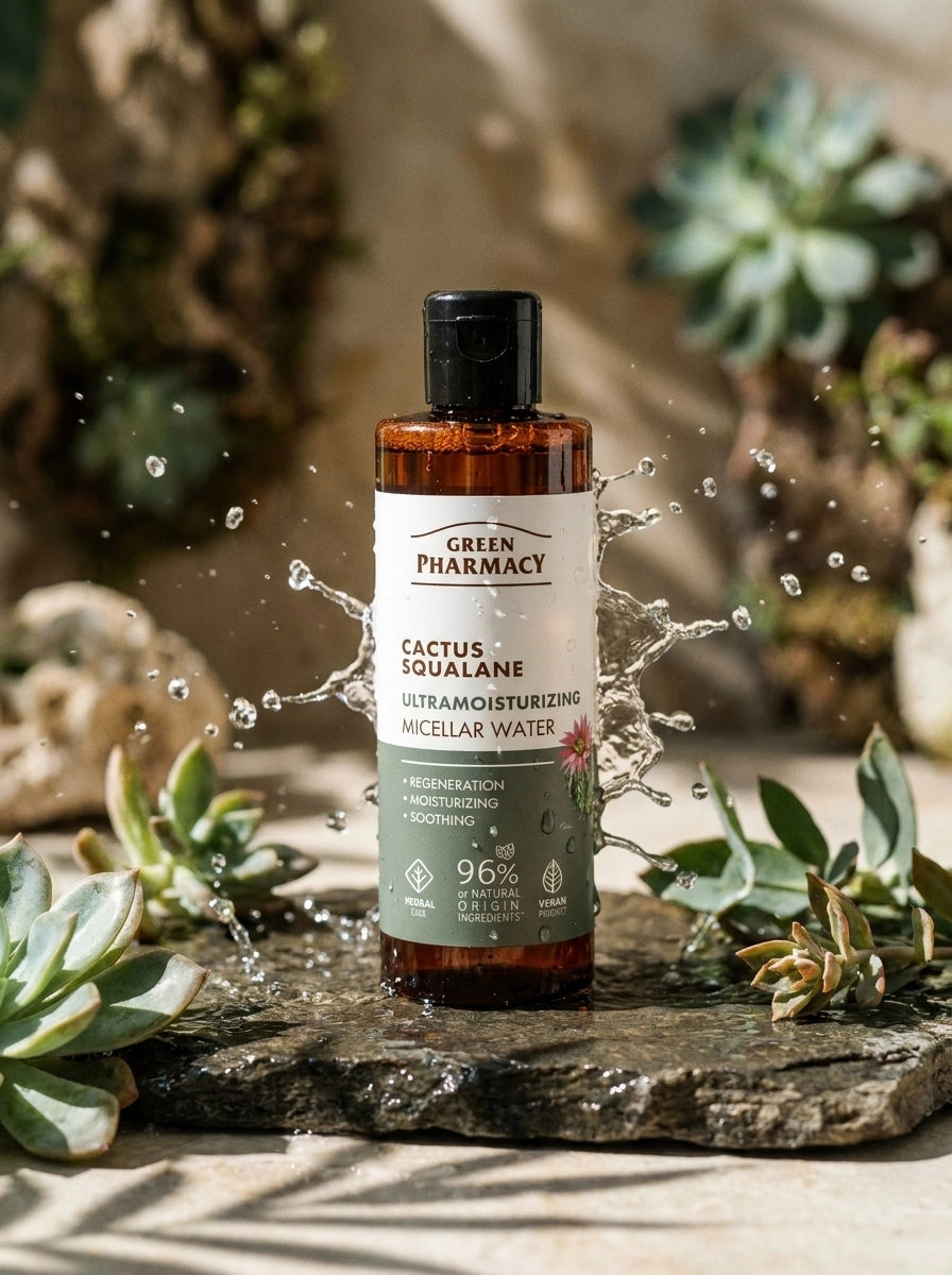 Agua micelar CACTUS + ESCUALENO "Ultrahidratante" 200ml