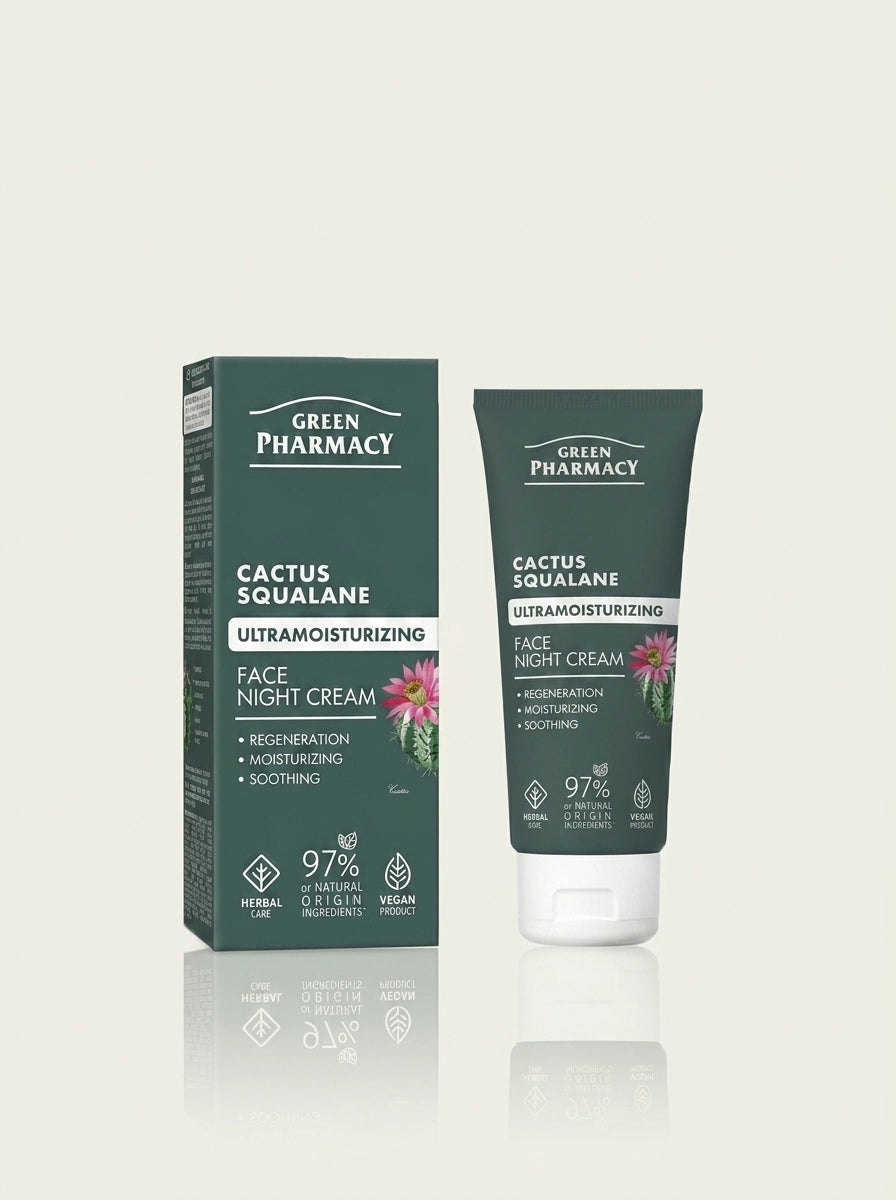 Crema facial Noche CACTUS + ESCUALENO "Ultrahidratante" 50 ml