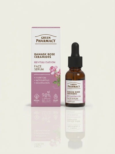 Serum facial ROSA DE DAMASCO + CERAMIDAS "Revitalización" 30ml